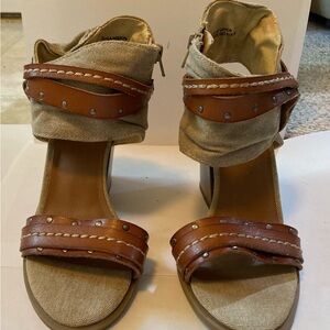 Jellypop Leather and Hemp Heels